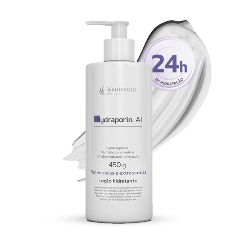 Hidratante Corporal Mantecorp Hydraporin AI | Hidratação Intensa | 24h de Hidratação | Ação Calmante | 450g