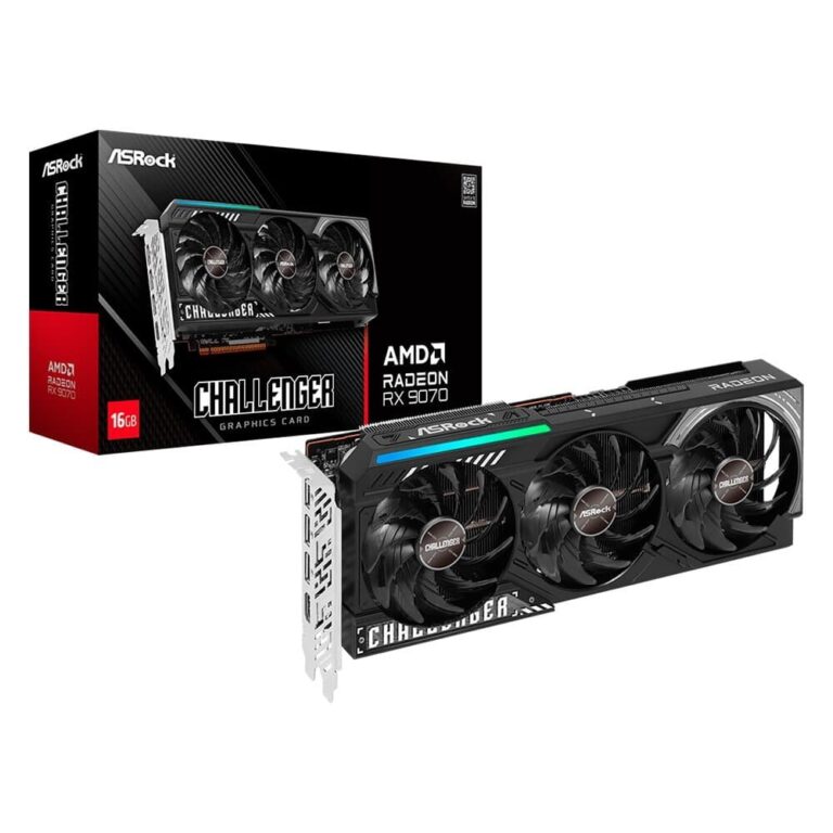Placa de Vídeo ASRock RX 9070 Challenger | Radeon | 16GB GDDR6 | RDNA | FidelityFX