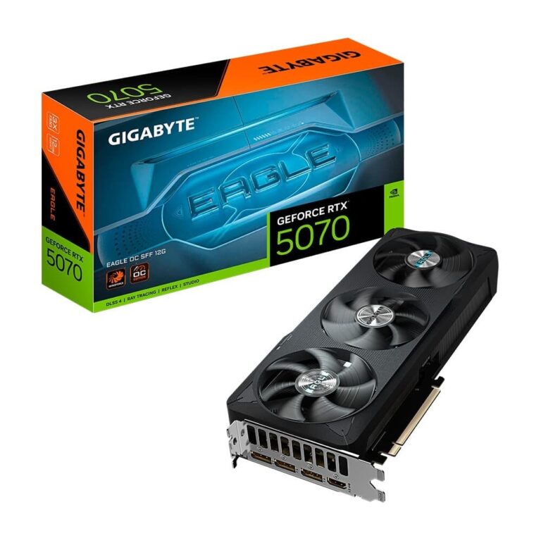 Placa de Vídeo Gigabyte GeForce RTX 5070 EAGLE OC SFF | 12GB GDDR7