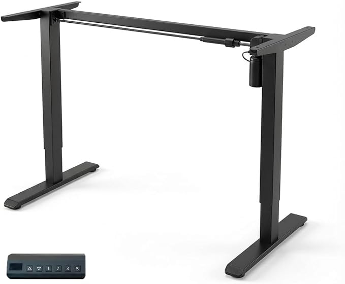 Estrutura de Mesa Elétrica Ajustável | Altura 72–120cm | 3 Memórias | Silenciosa | 110V/220V