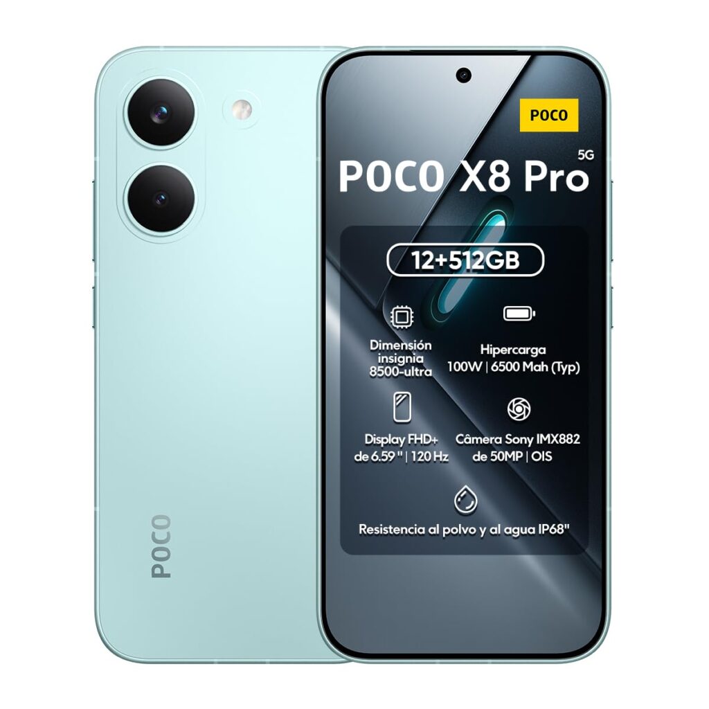 Xiaomi Poco X8 Pro – 12GB RAM | 512GB | Dimensity 8500 Ultra | AMOLED 120Hz | 6500mAh