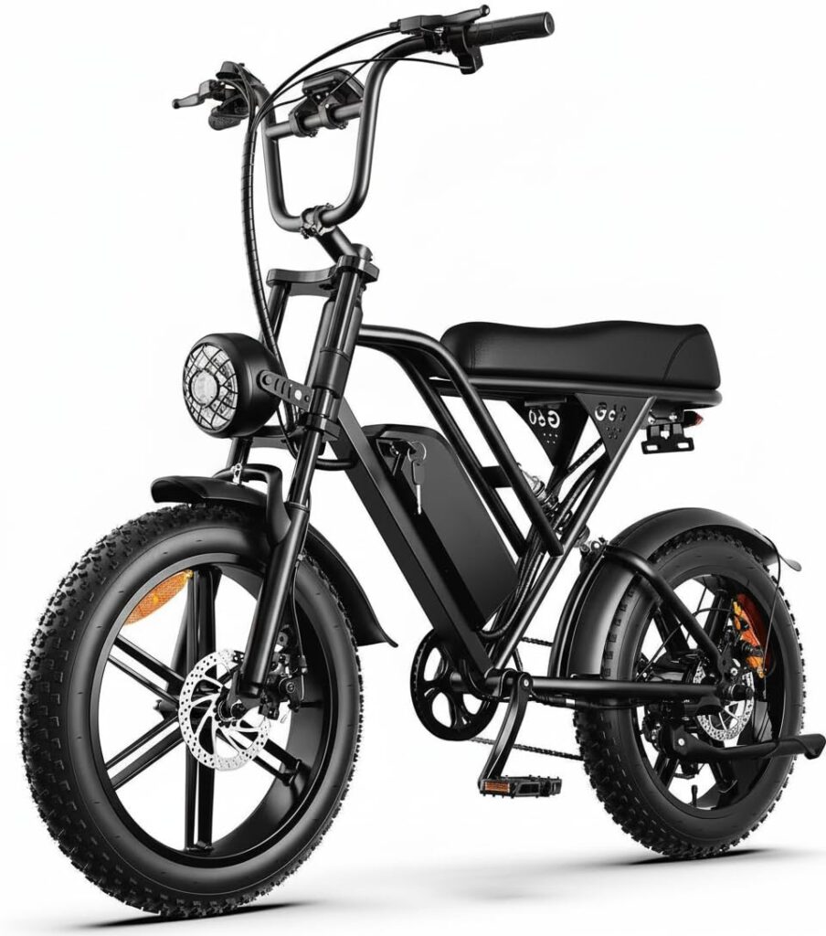 Bicicleta Elétrica HDJ G60 – 1000W, Bateria 48V | Até 50km Autonomia