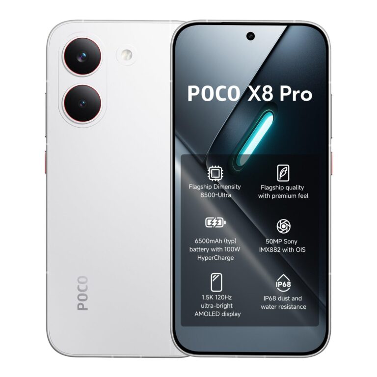 Xiaomi Poco X8 Pro – 12GB RAM | 512GB | Dimensity 8500 Ultra | AMOLED 120Hz | 6500mAh