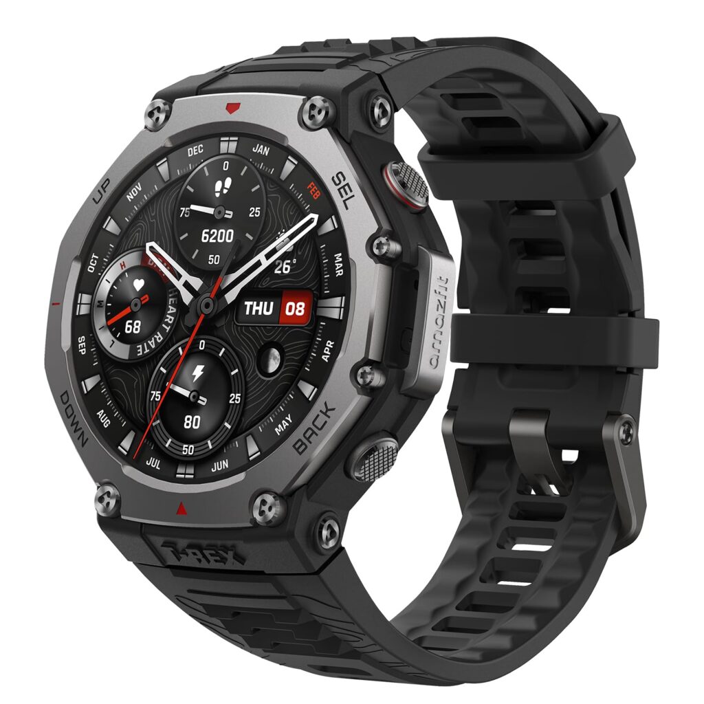 Smartwatch Amazfit T-Rex 3 | AMOLED | Dual-Band GPS | 170+ Esportes | 10 ATM | 48mm