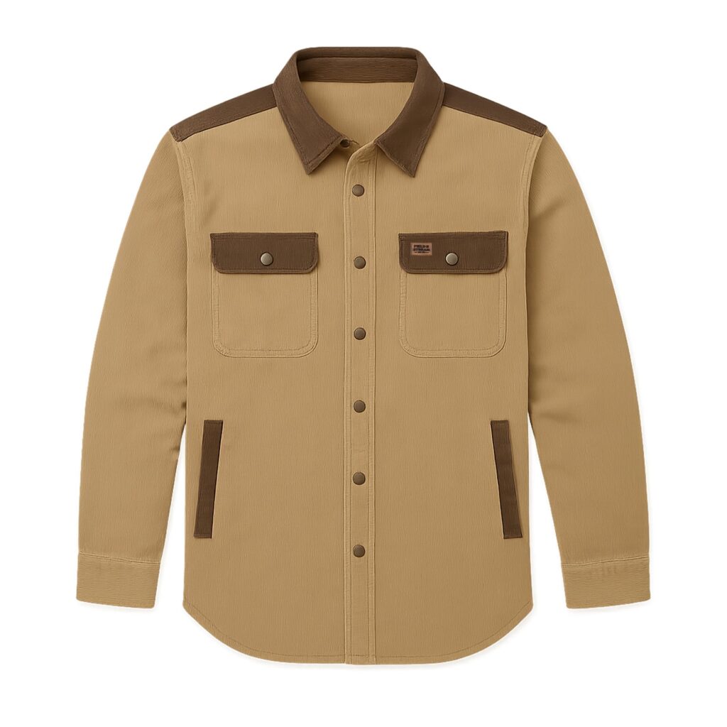 Jaqueta Tungsten Corduroy Shirt Jacket Field & Streammasculino